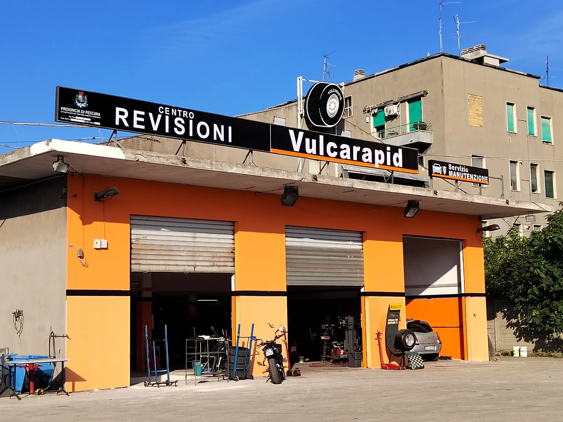 Insegne Centro Revisioni Vulcarapid