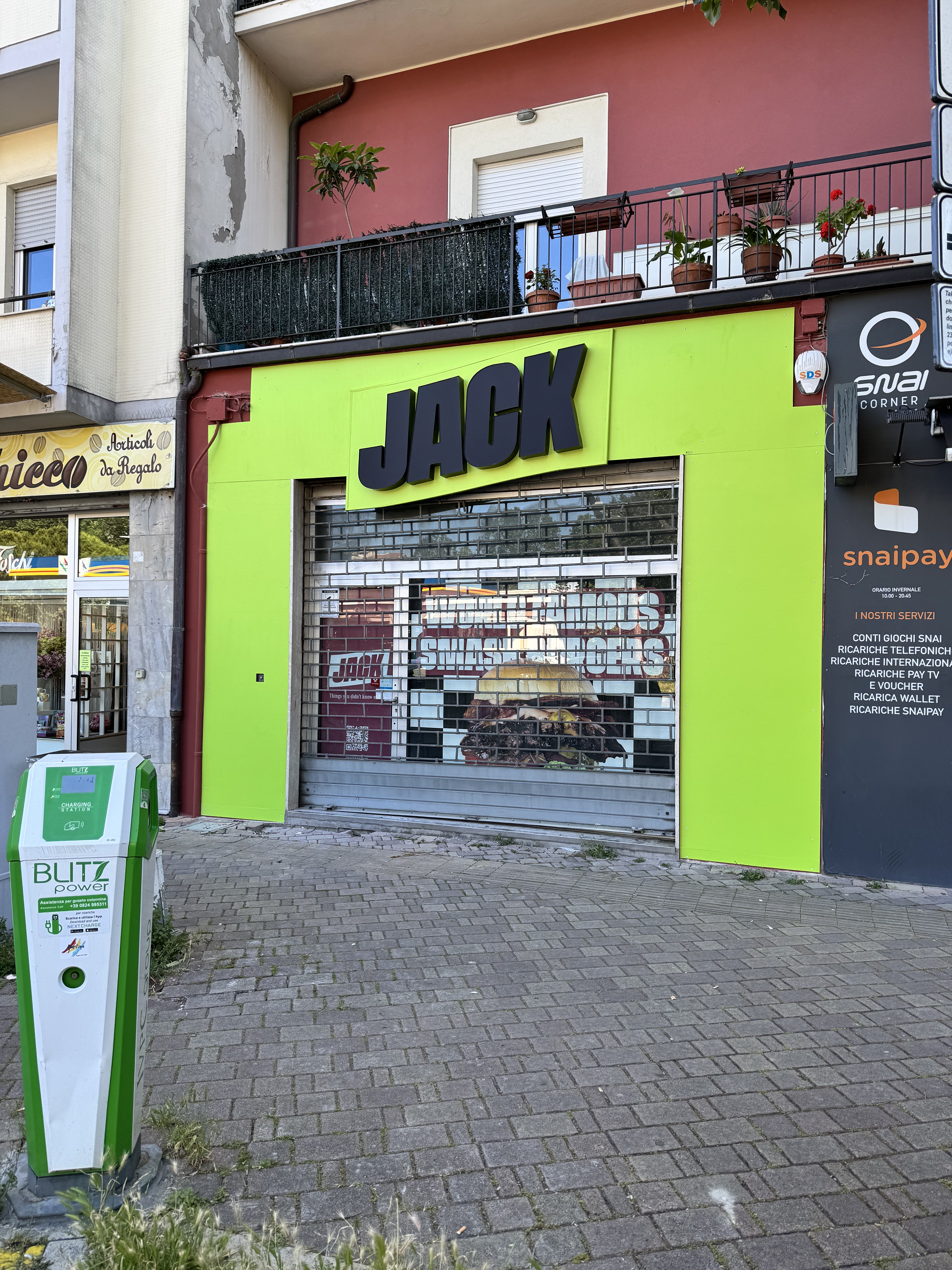 Insegna a lettere scatolate Jack