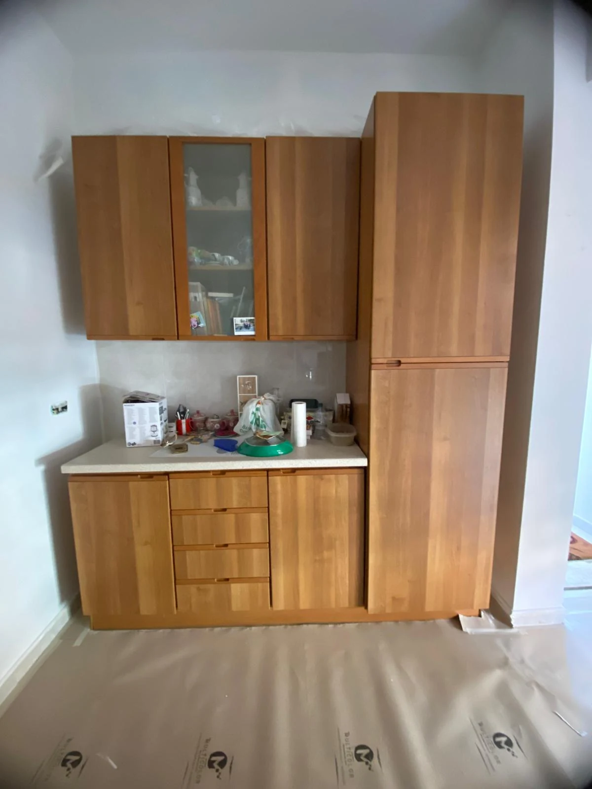 Cucina prima del rivestimento