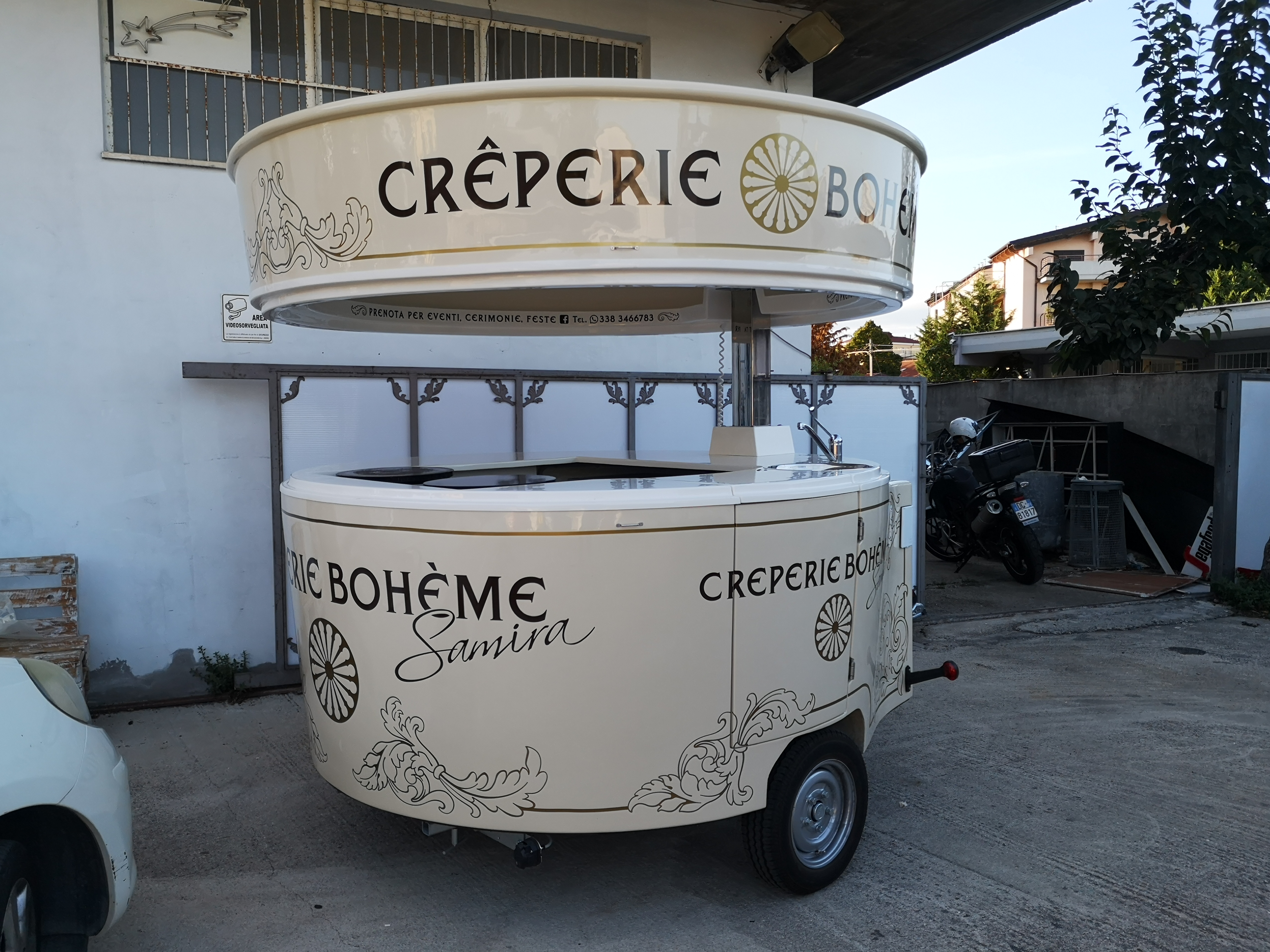 Decorazione Creperie Bohème